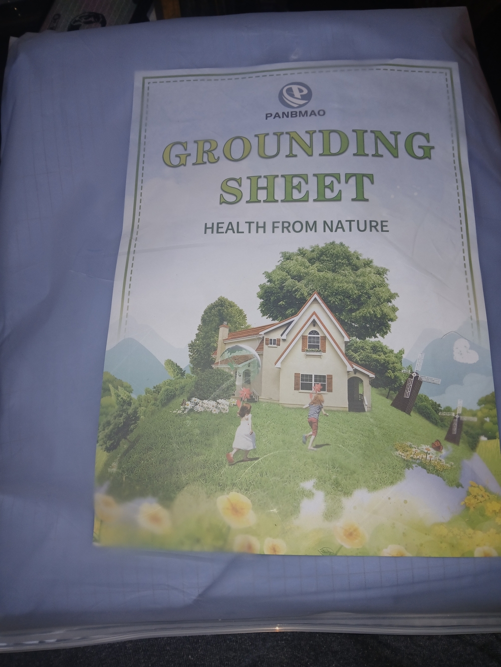 PANBMAO Grounding Sheets Queen Size | Organic Cotton + Silver Fiber | Grounding